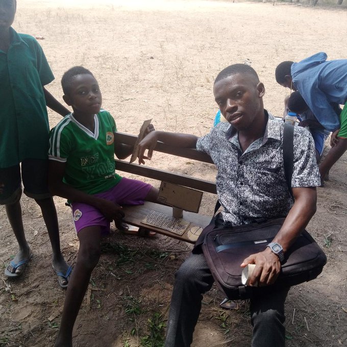 “We need help” – ICT teacher tells how he teaches students (Photos)