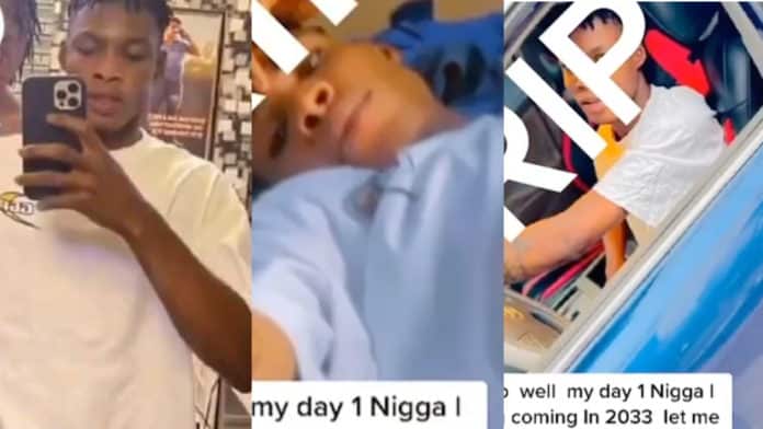 “I will join you in 2033, the goal is to die rich” – Suspected ‘sakawa’ boy mourns colleague with cryptic message [Video]