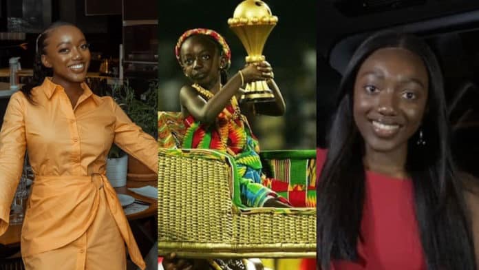 Meet Mimi Boateng: The story behind the young girl who hoisted the AFCON trophy at the CAN 2008 [Photos]