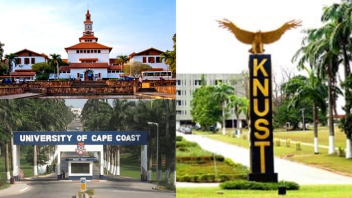 Best Universities in Africa: KNUST ranked 12th, UG drops to 29th, UCC missing in latest rankings