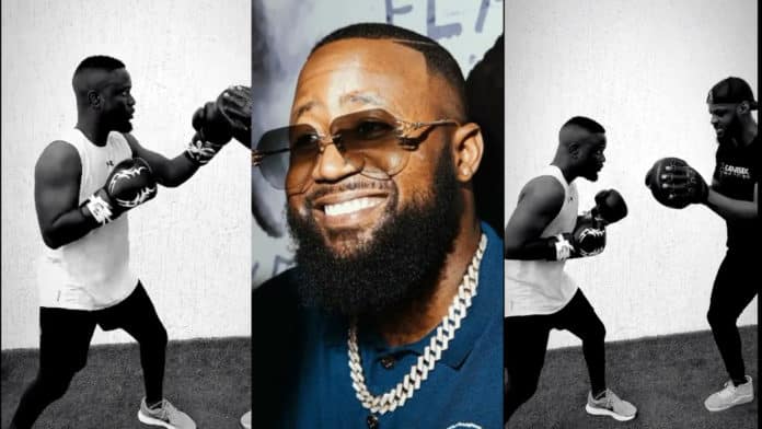 SA rapper Cassper Nyovest dares Sarkodie to a bout after showing boxing skills