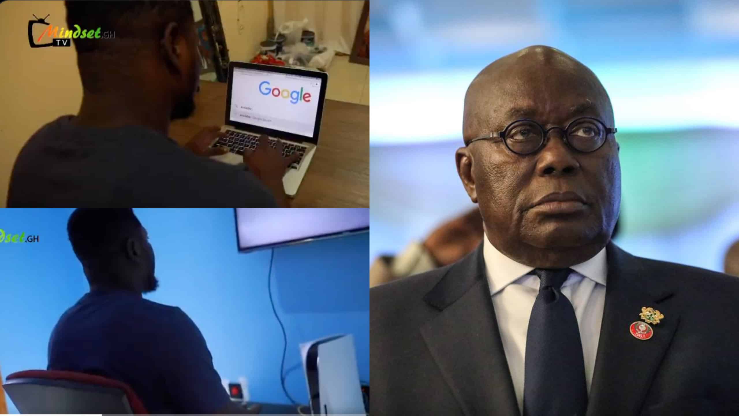 "Sell the MacBook and PS5 to set up a business" - Ghanaians react angrily to E-LEVY video ad shared by Nana Addo