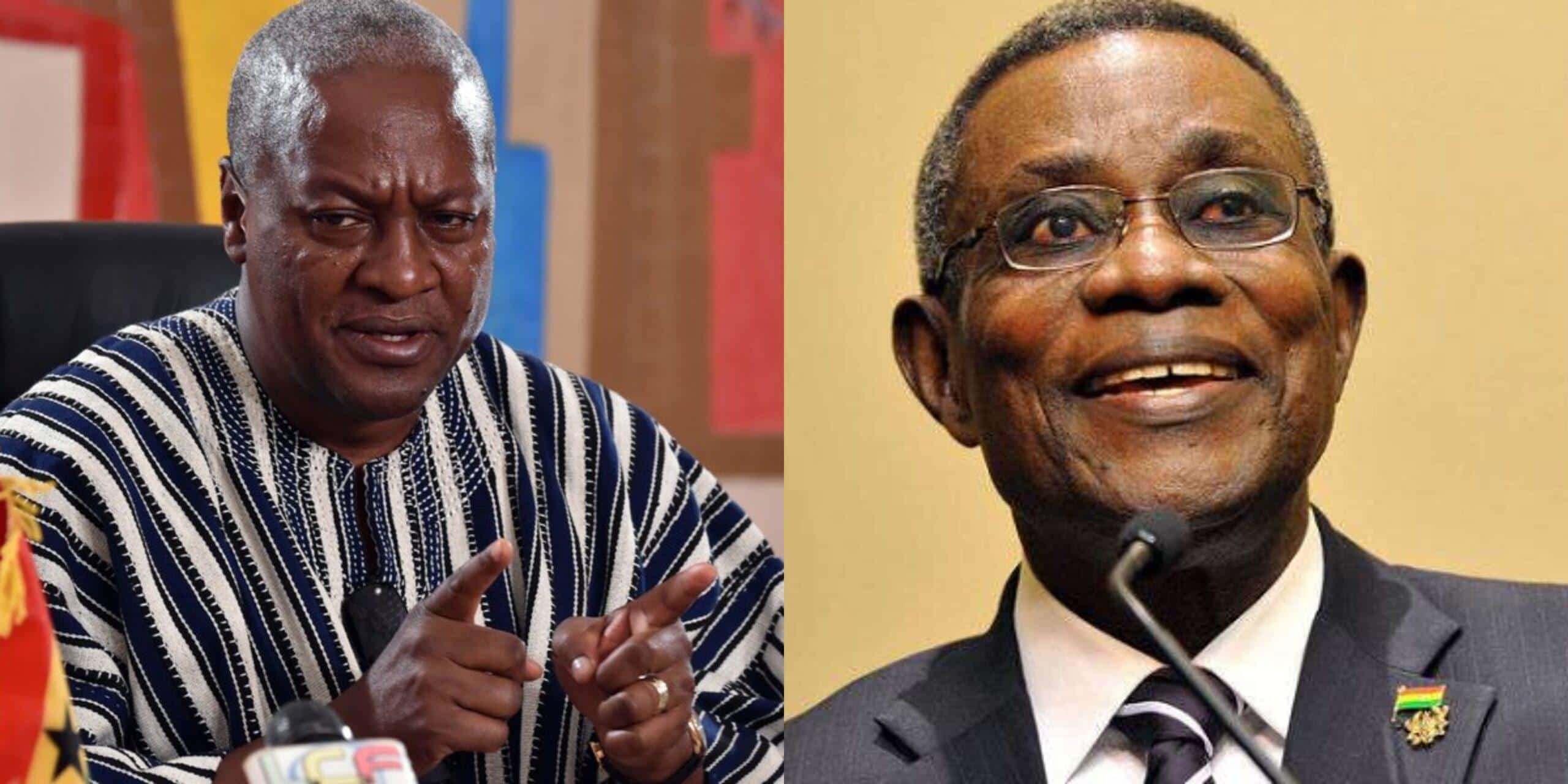 Mahama drops exclusive information about the death of late Prof Atta-Mills 