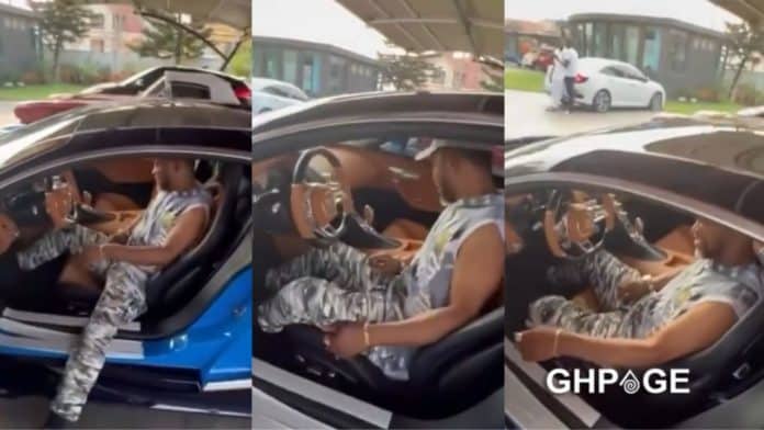 Fadda Dickson gives Ghanaians a sneak peek of the luxurious interior of Despite's $3M Buggati - Video