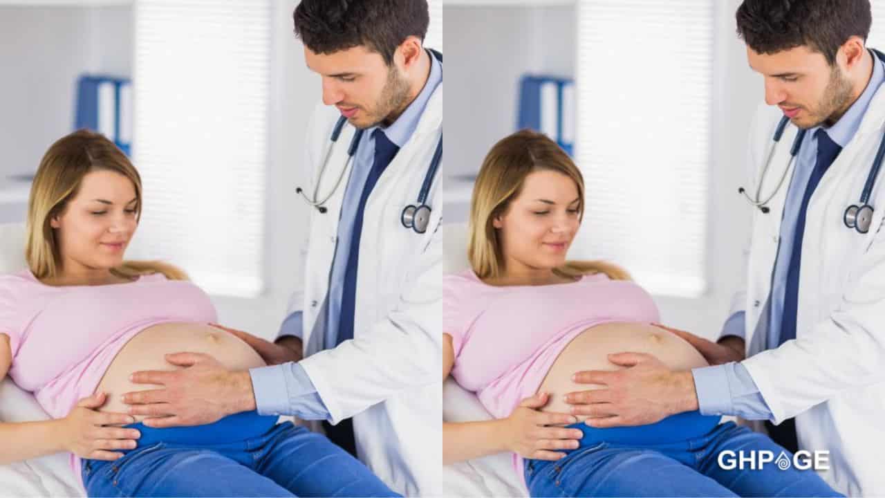 pregnant wife and doctor