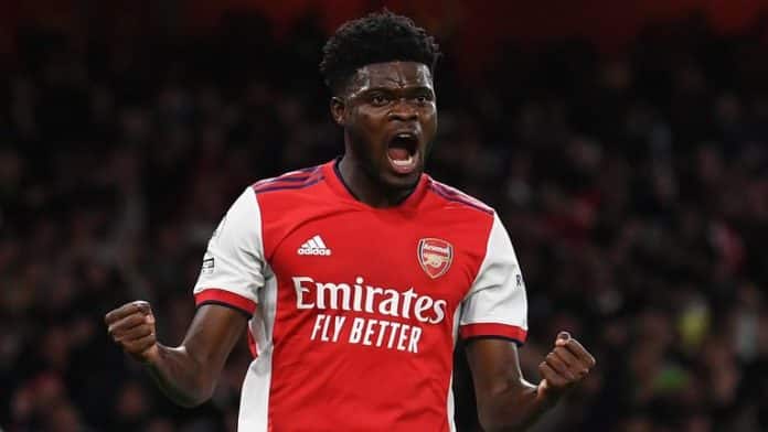 Thomas Partey named Arsenal Player of the Month for February