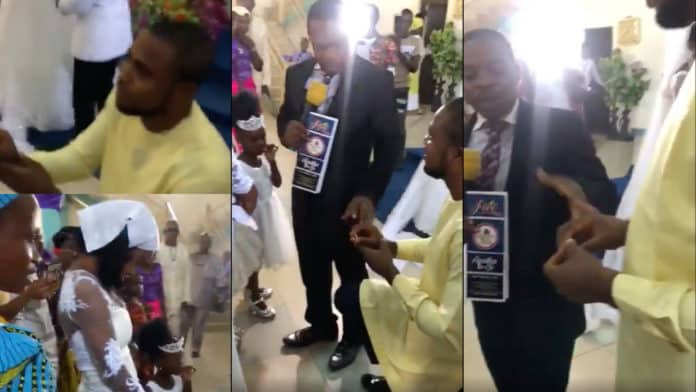 Pastor stops man from proposing to daughter in church
