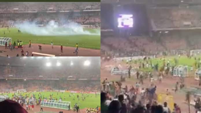 World Cup Play-off: Nigerians invade pitch after losing to Ghana [Video]