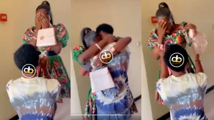 GIJ: Level 100 Student Proposes Marriage To Girlfriend Right After Matriculation [Video]