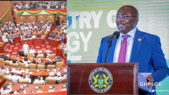 Bawumia speaks in Parliament