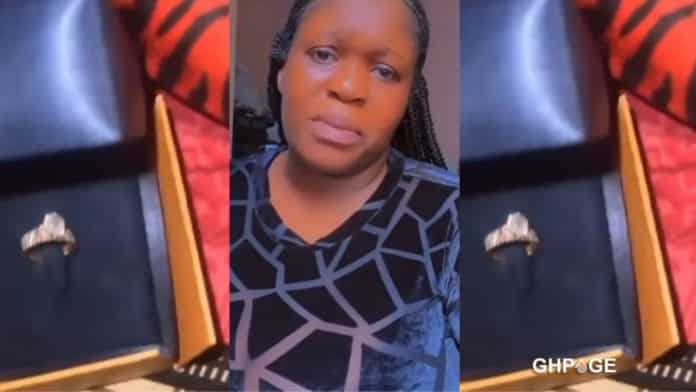 Lady in tears after discovering that her boyfriend is planning to marry another lady who has promised him a green card (Video)