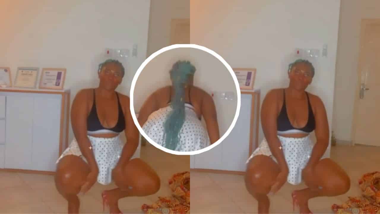 Leaked video of Abena Korkor playing with her vajayjay with a huge cucumber  drops - GhPage