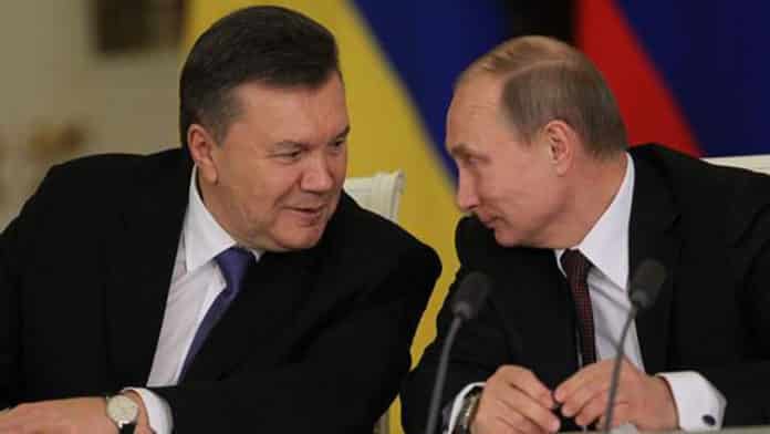 Viktor Yanukovych and Vladimir Putin