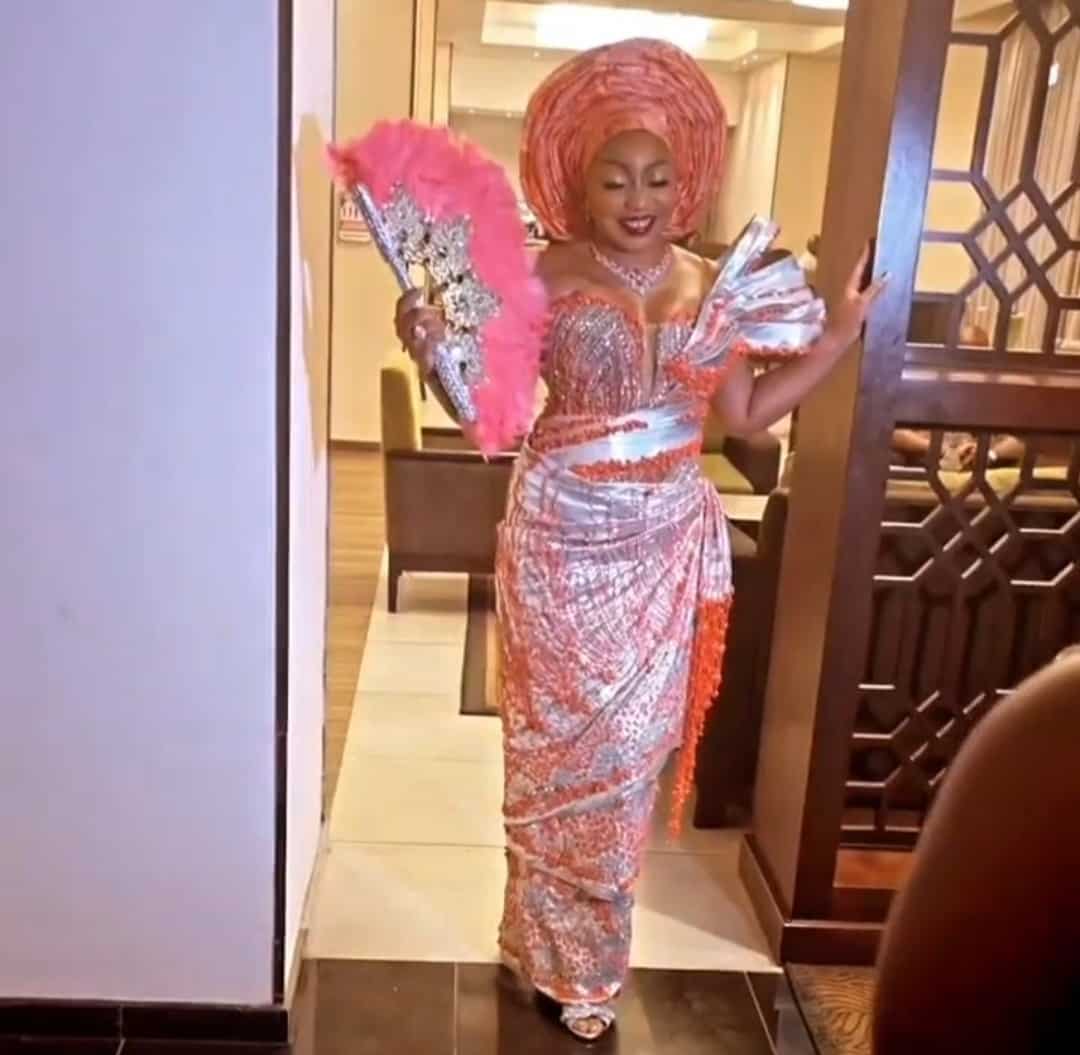 God's time: 46 years old Rita Dominic gets married, see photos and video from the wedding