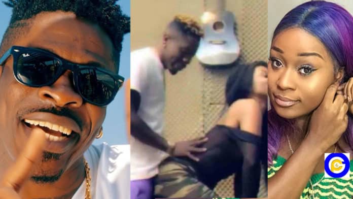 Efia Odo gives slapping reply to Shatta Wale over his 