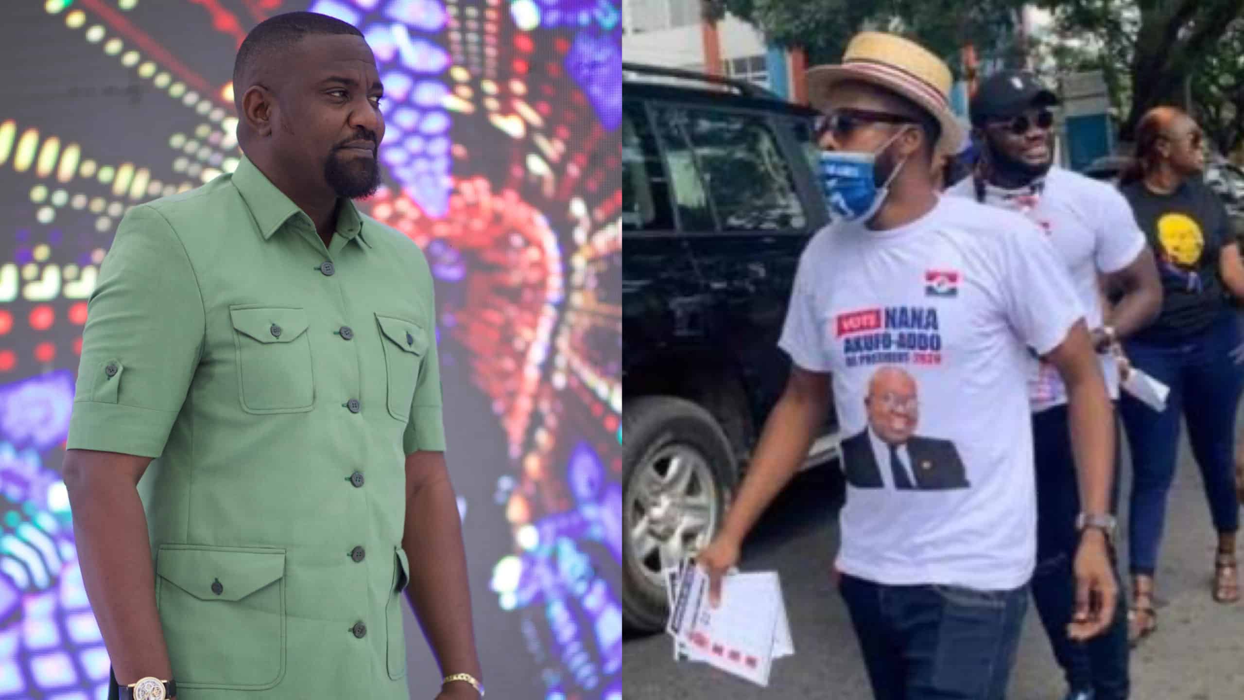 "Hope all is well?" - John Dumelo mocks 'NPP' Kalybos with birthday message