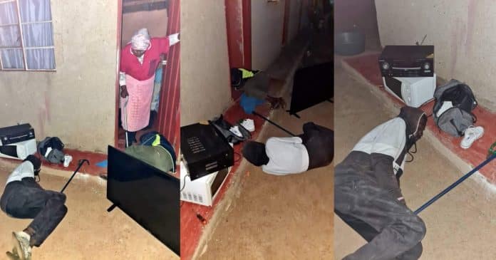 Thieves fall asleep right after stealing items from old woman's home