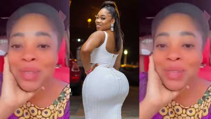 Repented Ghanaian slay queen, Moesha Boduong, has made a comeback to social media after her widely publicized encounter with the Lord.
