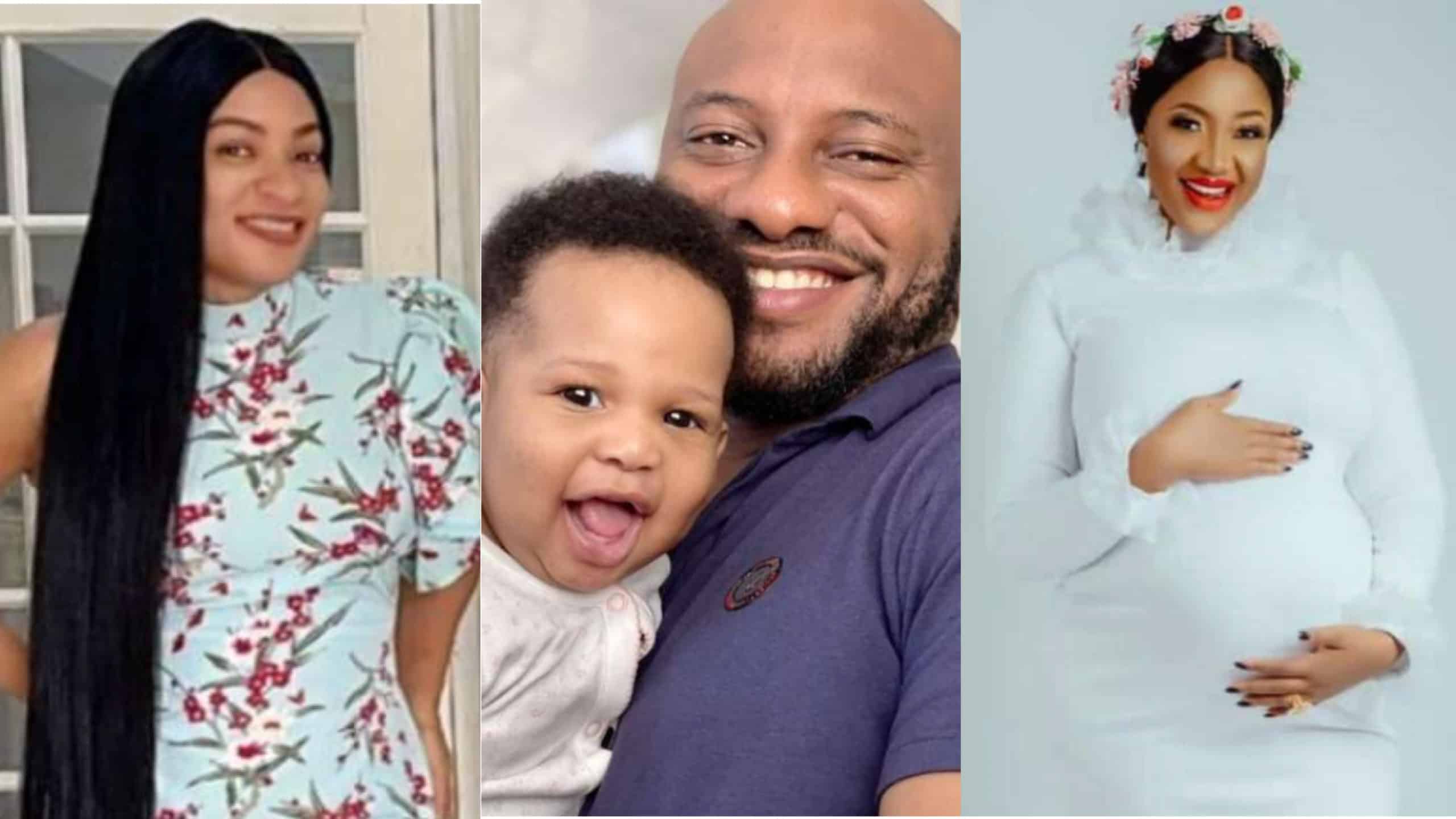 Yul Edochie has son with different woman; wife cries and curses