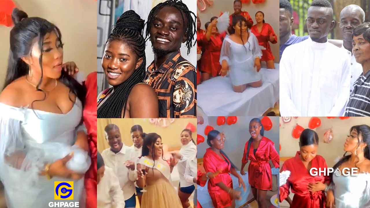 Kwadwo Nkansah Lilwin marries his American Baby Mama in Kumasi