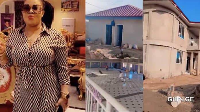 Nana Agradaa puts up massive building to be used as a church