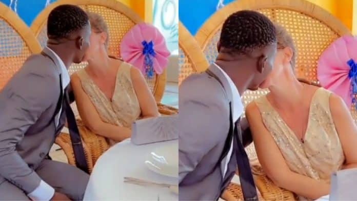 22-year-old guy marries a 62-year-old white woman (Video)