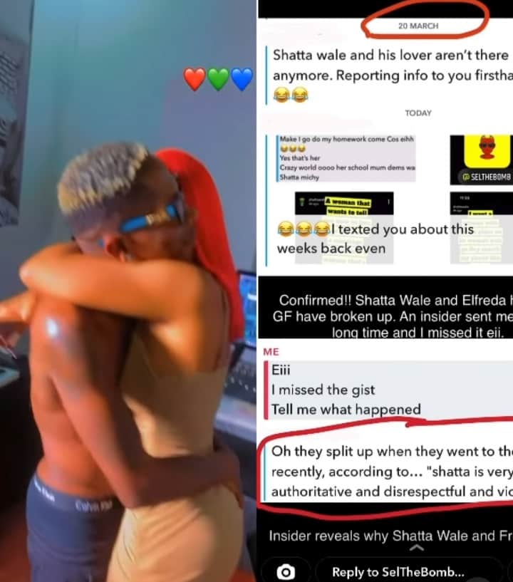 Shatta Wale breaks up with Elfreda