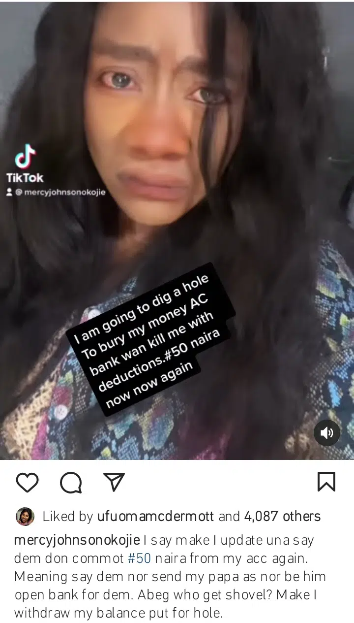 Mercy Johnson cries as she reveals something that really caused her pain recently (video)