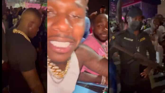 DaBaby visits Nigeria, hangs out with Davido and fans