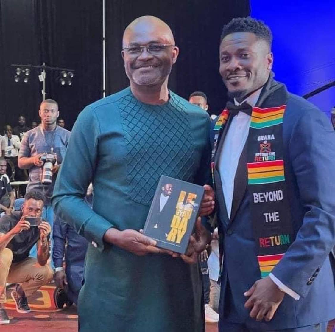 Kennedy Agyapong buys first copy of Asamoah Gyan's book for Ghs 100,000
