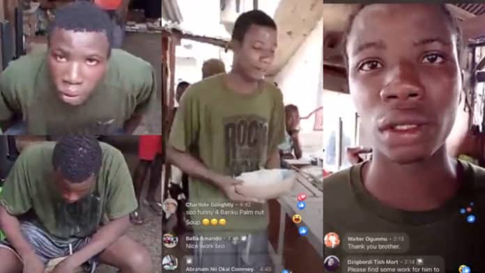 Accra: Group gives Nigerian thief special treat after catching him