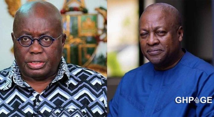 John Mahama and Akufo Addo