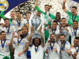Real Madrid win 2022 champions league winners
