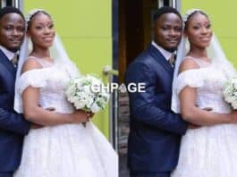 Sad! Beautiful Ghanaian bride cries bitterly after her husband died two weeks after their wedding (Photos)