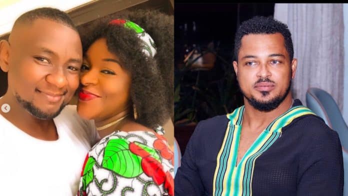 Van Vicker hot as Chacha Eke's husband chases him for 'impregnating' wife
