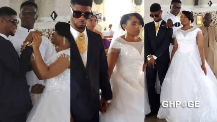 blind couple tie the knot
