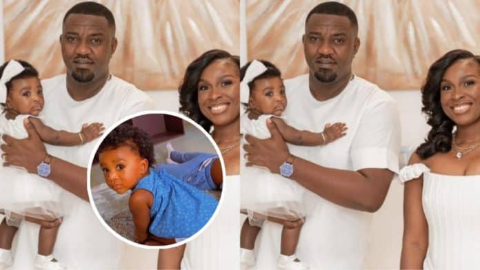 John Dumelo shares pictures of her daughter for the first time