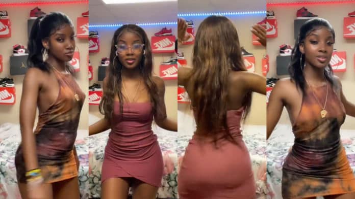 Kelly: Young lady breaks the internet with her saucy dancing Tik Tok video