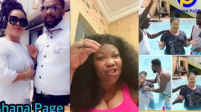 Nana Agradaa threatens to chase her husband with a cutlass (Video)