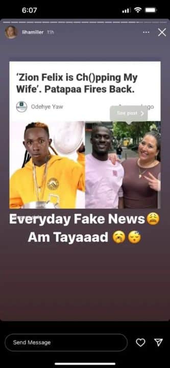 Patapaa's wife spills it all on reports of sleeping with Zionfelix - GhPage