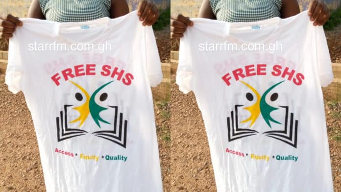 Free SHS: Branded T-shirts worth GH¢38 million shared to students