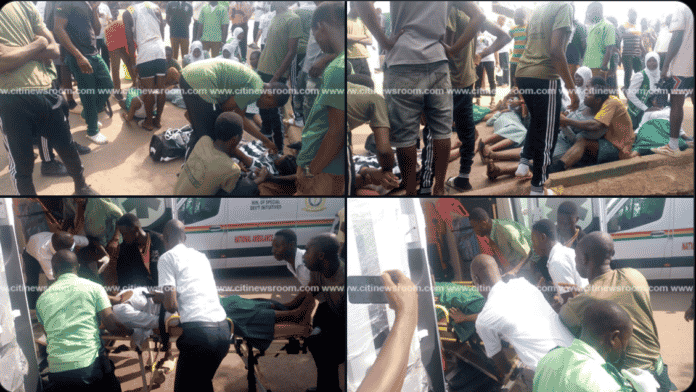 Kumasi: Islamic SHS students injured after police opened tear-gas at them [Photos]