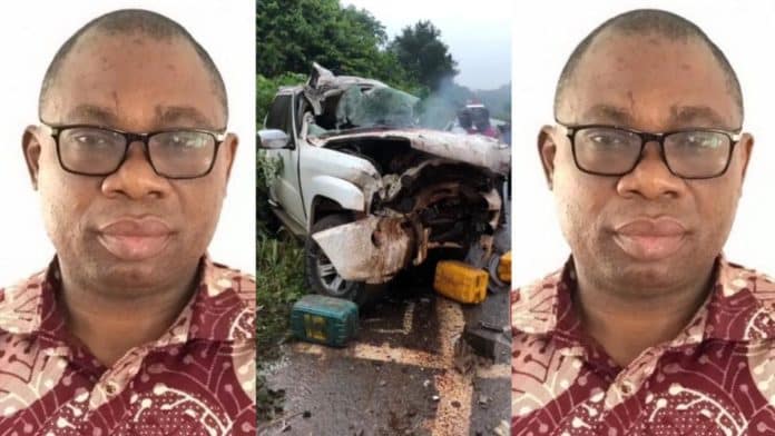 Bibiani-Anhwiaso-Bekwai MCE and driver perish in road crash