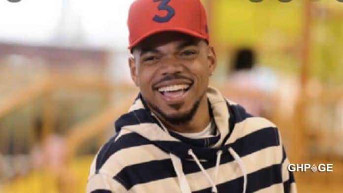 Chance The Rapper laughing