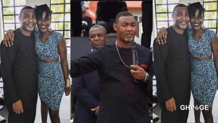 Dr Lawrence Tetteh and Ebony Reigns together at an embassy