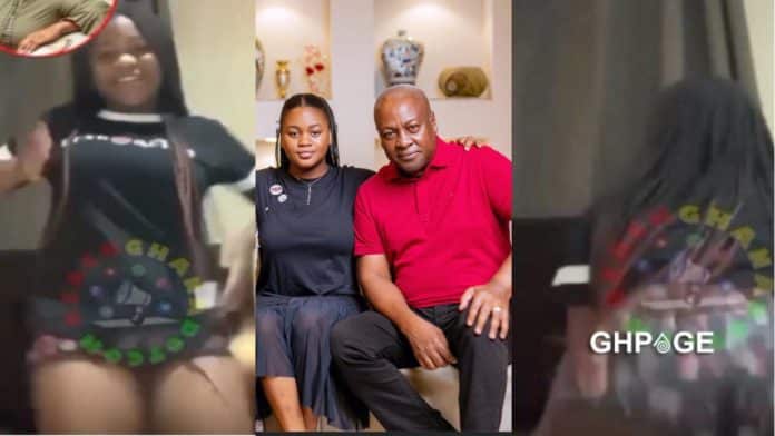 'Continue to be yourself' - Mahama tells daughter following viral twerk video