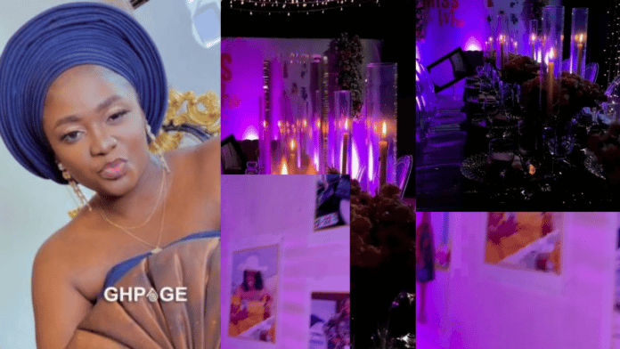 First video from Tracey Boakye's bridal shower