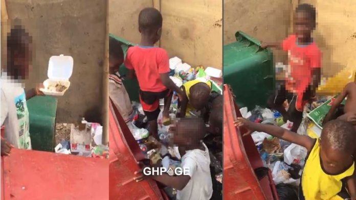 Kids-eating-from-dustbins