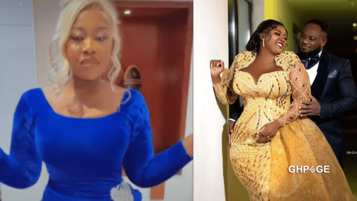 Tracey Boakye refuses Shugatiti entry into the premises of her wedding dinner