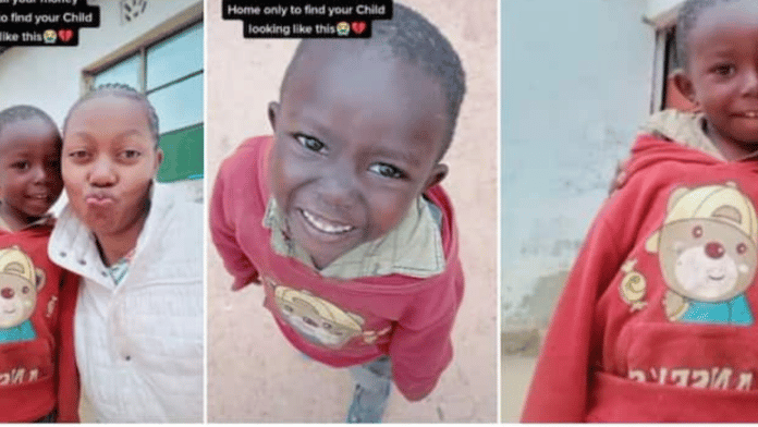 Lady cries after meeting her son in a poor state despite sending money from abroad for his upkeep